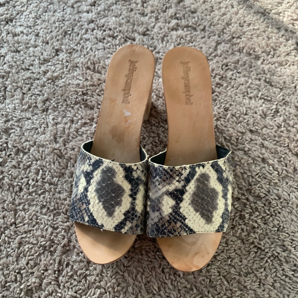 Jeffrey Campbell Dlight Clogs Platform Sandals Sn… - image 8